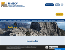 Tablet Screenshot of femecv.com